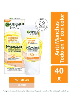 Crema Garnier Express Aclara Tono Claro 40 g