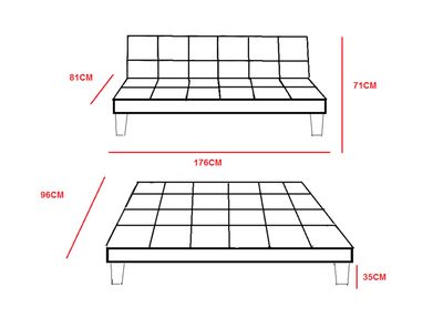 Imagen 2 del producto Futón PU New Praga Idetex