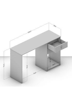 Imagen 2 del producto Escritorio Filadelfia 2 Cajones