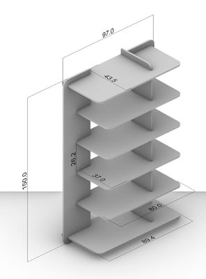 Imagen 2 del producto Estante Lis Light 10 Espacios