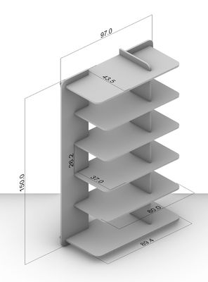 Imagen 2 del producto Estante Lis Rustic 10 Espacios