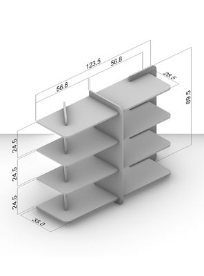 Imagen 2 del producto Estante Luna Light 6 Espacios