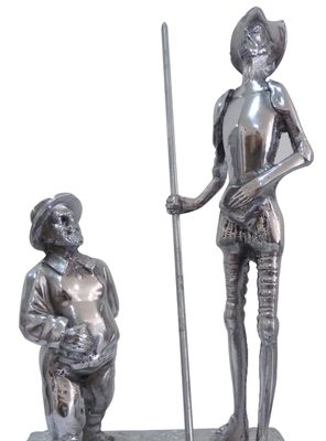 Imagen 2 del producto Figura Don Quijote y Sancho Panza 34 x 20 x 15 cm