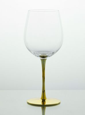 Imagen 2 del producto Set 4 Copas Vino Pie Dorado 550 ml