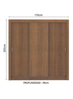 Imagen 2 del producto Clóset Monaco 3 Puertas