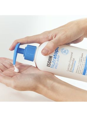 Imagen 2 del producto Crema ISDIN Loción Emoliente Nutratopic Pro-AMP 400 ml