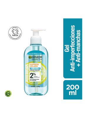 Gel Limpiador Garnier Anti-Imperfecciones Express Aclara 200 ml