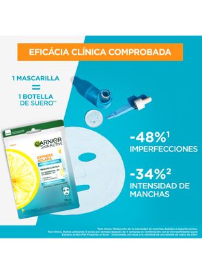 Imagen 2 del producto Mascarilla Garnier Anti-Imperfecciones Express Aclara 23 g