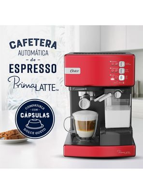 Imagen 2 del producto Cafetera Espresso y Cápsulas Primalatte Roja 6603