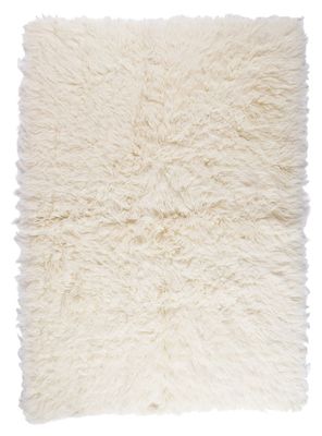 Alfombra Flokati 140 x 200 Blanca