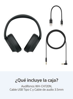 Imagen 2 del producto Audífonos Inalámbricos Noise Cancelling WH-CH720 Negro