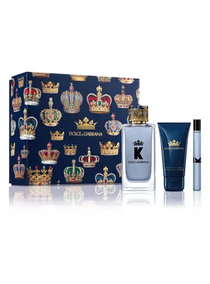Set Perfume Dolce & Gabbana K EDT Hombre 100 ml + Shower Gel 50 ml + Travel Spray 10 ml