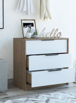 Cómoda Kaia 3 Cajones Beige