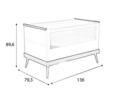 Imagen 2 del producto Cuna Kidscool Sognare Cancao Rosada
