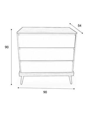 Imagen 2 del producto Cómoda Kidscool Sognare Cancao Rosada