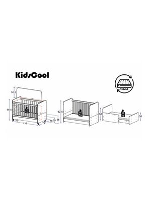 Imagen 2 del producto Cuna Blanca 3 Funciones Kidscool