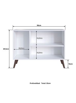 Imagen 2 del producto Buffet 2 Puertas Modelo Nórdico