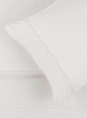 Sábanas Nina Herrera 1.5 Plaza 220 Hilos Lisas Blanca