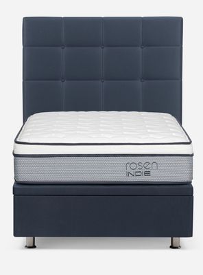 Boxet Indie 1.5 Plazas + Respaldo Issey Azul