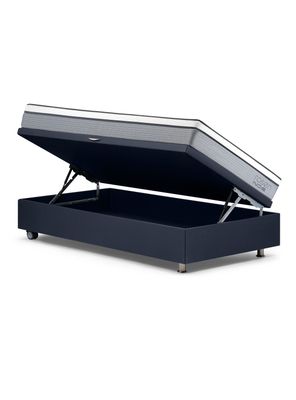 Imagen 2 del producto Boxet Indie 1 Plaza + Respaldo Tabor Gris