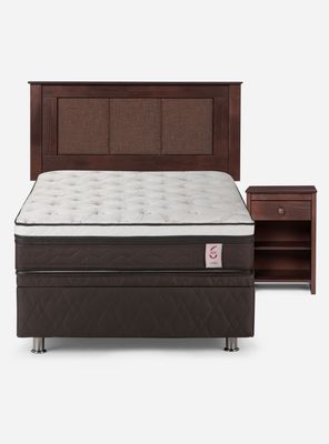 Boxet New Style 6 1 Plaza + Velador + Respaldo Rachel