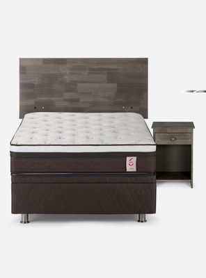 Boxet New Style 6 1.5 Plazas + Respaldo + Velador