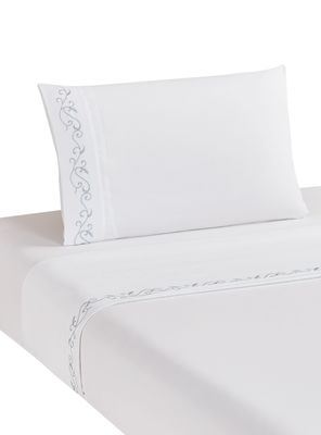 Imagen 2 del producto Sábanas 1 Plaza Microfibra Bordada