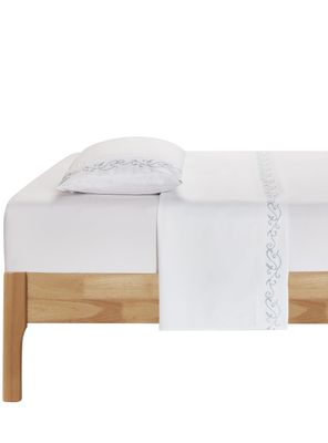 Sábanas 1 Plaza Microfibra Bordada