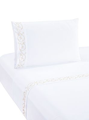 Imagen 2 del producto Sábanas 1.5 Plaza Microfibra Bordada