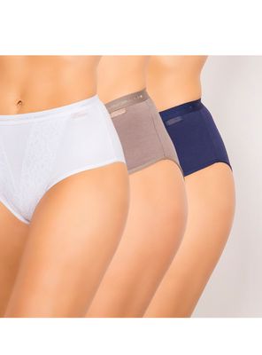 Pack 3 Hikini Algodón con Encaje