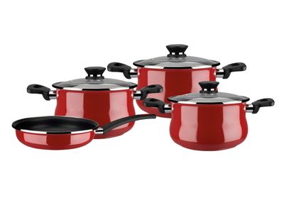 Batería de Cocina 7 Piezas Rubi Bombeada