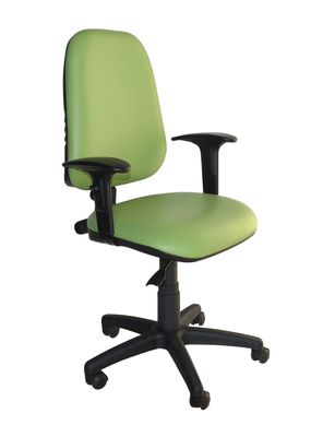 Imagen 1 del producto Silla de Escritorio Ecocuero Redy Giratoria Apoyabrazos