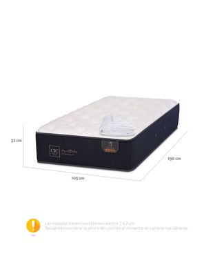 Imagen 2 del producto Colchón Premium 1.5 Plazas + Cubrecolchón