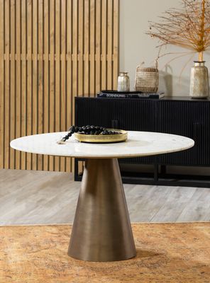 Mesa de Comedor Gemma Mármol Redonda