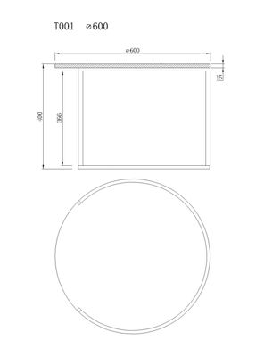 Imagen 2 del producto Set 2 Mesas de Centro Mármol Redonda Diseño 3