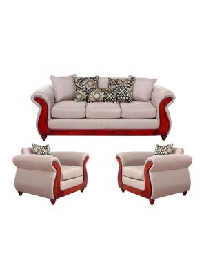 Juego de Living Manhattan Sofá 3C + 2 Sillones 1C Stylo