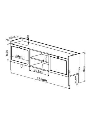 Imagen 2 del producto Rack TV 65"" Oslo Ratán