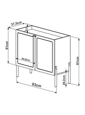 Imagen 2 del producto Bar Oslo Ratán 2 Puertas