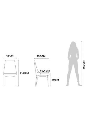 Imagen 2 del producto Juego Comedor Bennet + 6 Elsie Matelasse