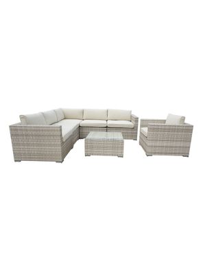 Juego de Living Terraza Amaranthus Modular 4C + Sillón 1C + Mesa de Centro