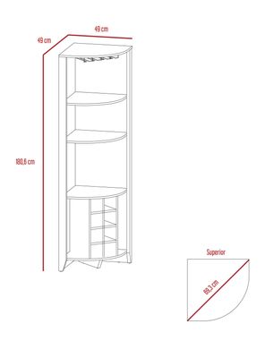 Imagen 2 del producto Bar Esquinero Essential 3 Repisas