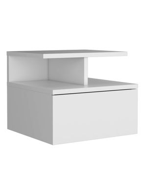 Velador Flotante Dreams 1 Cajón Blanco