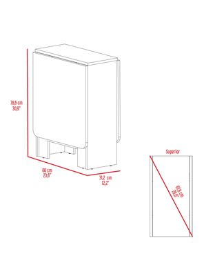 Imagen 2 del producto Mesa Abatible 60-149.2 cm Compact