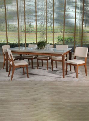 Imagen 1 del producto Juego Decocasa de Comedor Laurent 2 + 8 Sillas Off White Decocasa