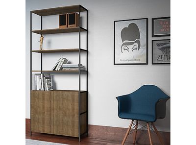 Imagen 2 del producto Estante Decocasa Steel Quadra 2 Puertas