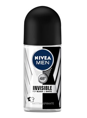 Imagen 2 del producto Desodorante Nivea Hombre Men Invisible B&W Roll-On 50 ml