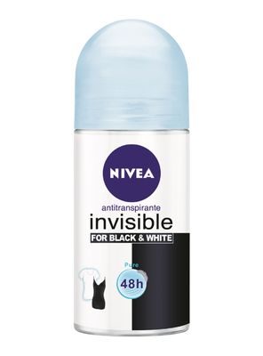 Imagen 2 del producto Desodorante Nivea Mujer Invisible Black&White Pure Roll On 50 ml