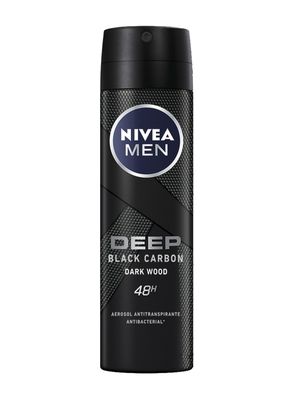 Desodorante Nivea Hombre Deep Black Wood Spray 150 ml