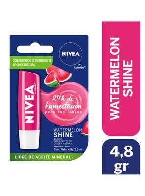 Protector Nivea Labial Humectante Watermelon Shine