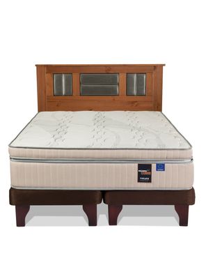 Imagen 2 del producto Cama Europea Máximo Cobre 2 Plazas Base Dividida+ Respaldo Lorraine